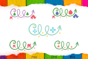 Arrows - Christmas - Hand Lettered for Crafts