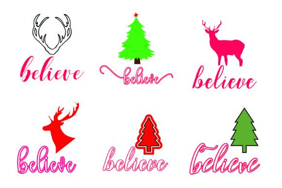Christmas Believe Bundle: A Print Template for Crafting Magic