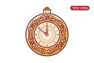 Christmas Clock Icons