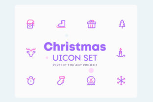Christmas Icons Set: A Festive Graphic Design Asset