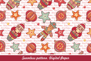 Christmas Seamless Digital Paper Patterns