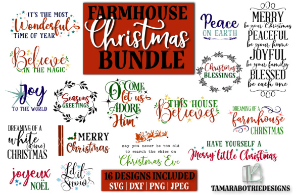 Christmas Sign Bundle for Crafts