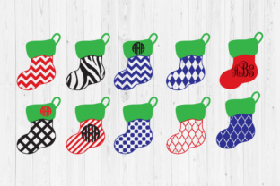 Christmas Stocking Cut Files for Crafts