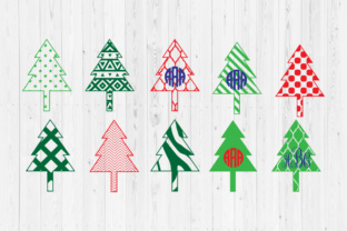 Christmas Tree Cut Files for Crafts and Branding