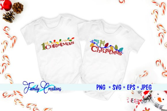 First Christmas: A Crafts-Inspired Graphic Design Asset