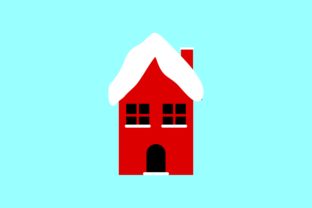 Home Winter Christmas Logo for Festive Branding