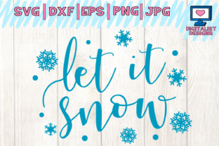 Let It Snow, Christmas Svg for Crafts