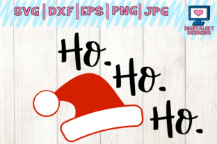 Santa Hat Ho Ho Ho Winter Christmas Crafts