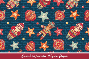 Seamless Christmas Pattern Digital Paper
