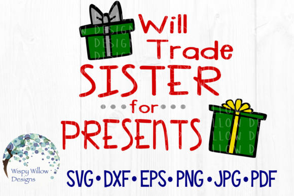 Will Trade Sister for Presents, Christmas Crafts File